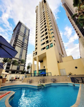 Flat 10 andar Hotel Costa Mar acesso direto praia
